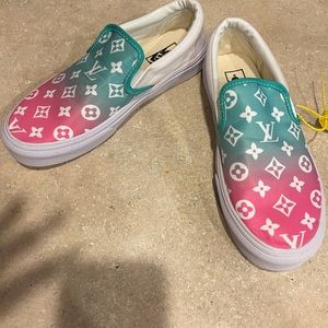Custom Vans. Louis Vuitton